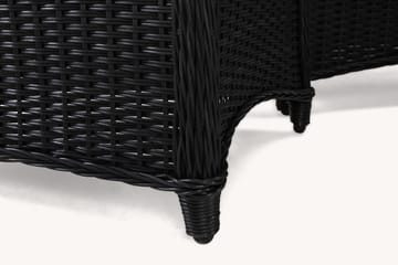 Marcus Sofagruppe 2-seter Ink. Lenestoler - Svart - Hagemøbler & utemiljø - Loungemøbler - Loungegrupper