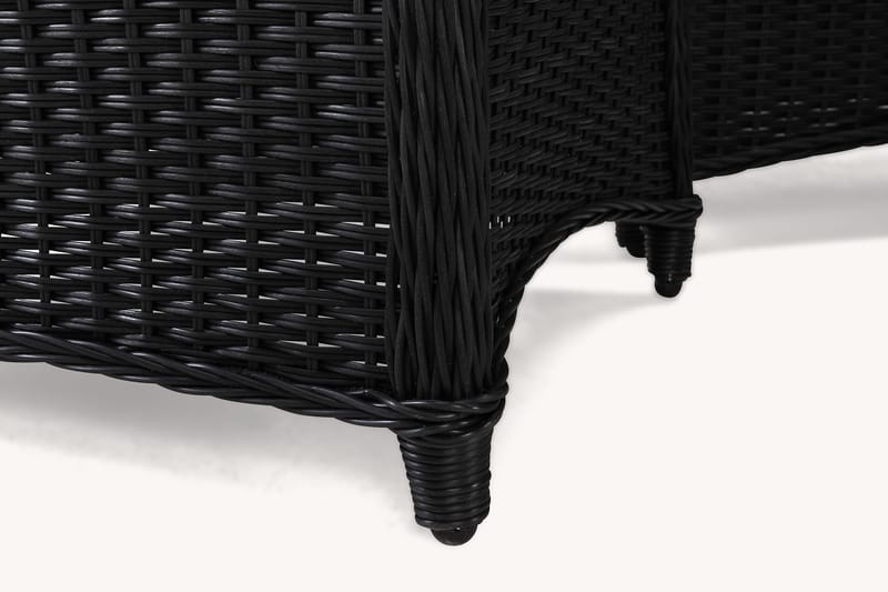 Marcus Sofagruppe 2-seter Ink. Lenestoler - Svart - Hagemøbler & utemiljø - Loungemøbler - Loungegrupper