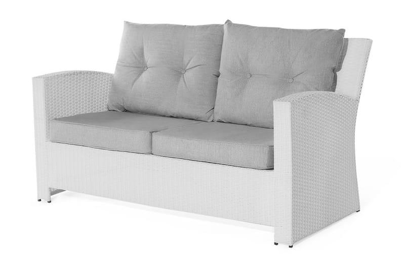 Marino Loungegruppe 146 cm - Hvit - Hagemøbler & utemiljø - Loungemøbler - Loungegrupper