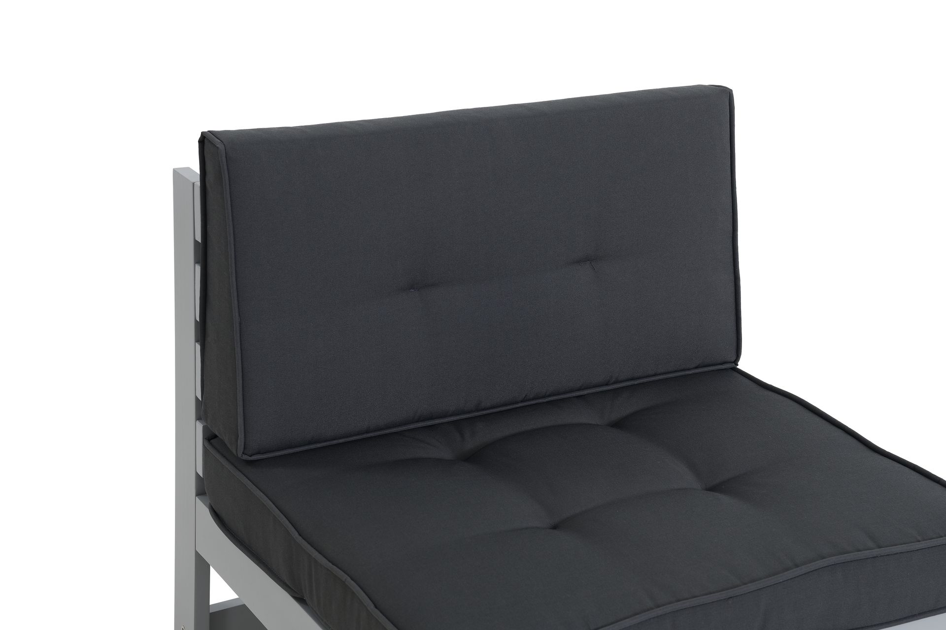 Midtmodul Husarn med Pute Matt Grå - KWA - Hagemøbler & utemiljø - Loungemøbler - Loungegrupper