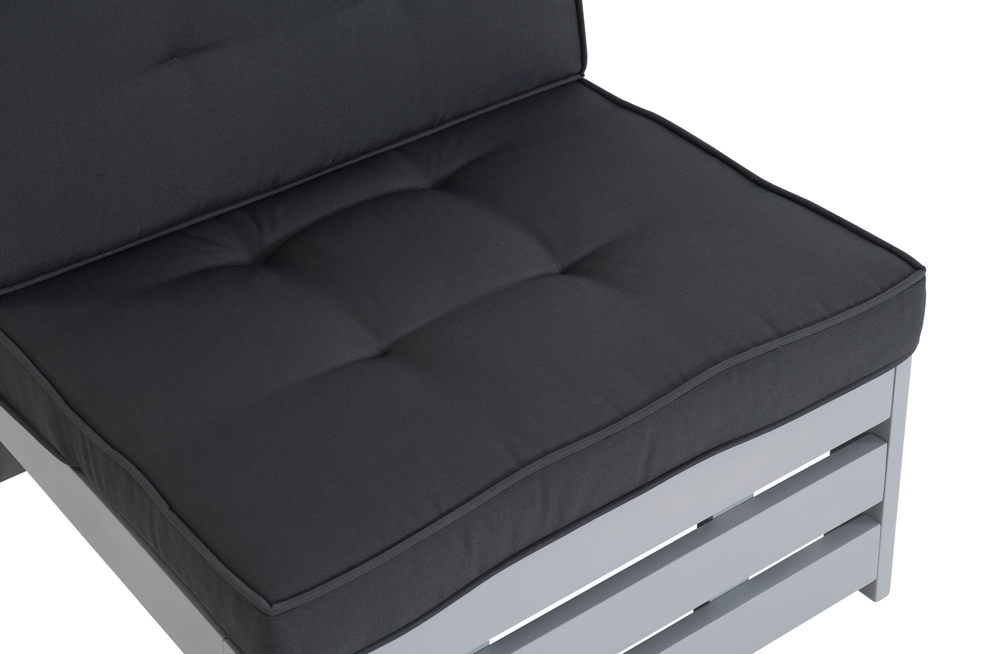 Midtmodul Husarn med Pute Matt Grå - KWA - Hagemøbler & utemiljø - Loungemøbler - Loungegrupper