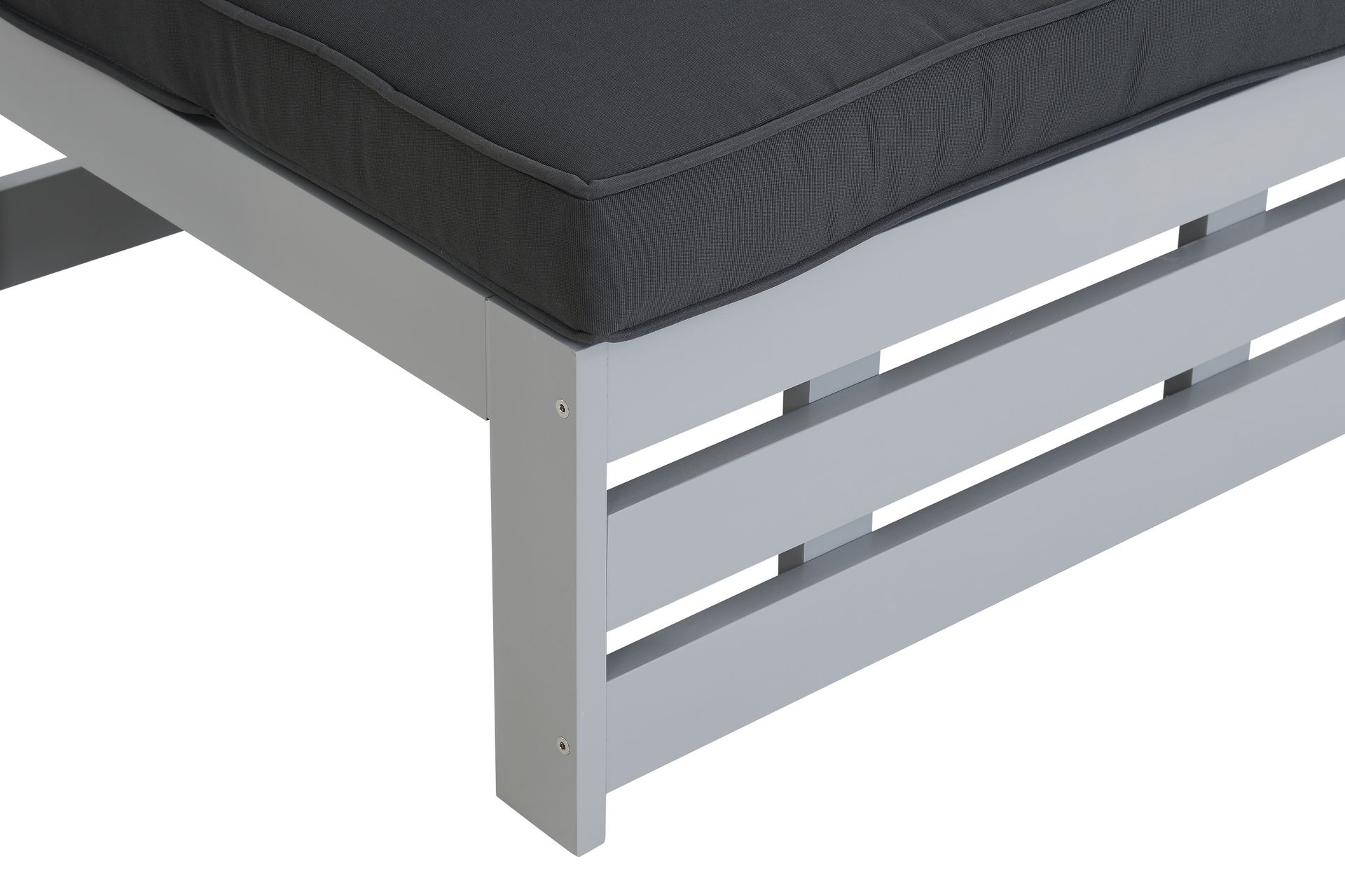 Midtmodul Husarn med Pute Matt Grå - KWA - Hagemøbler & utemiljø - Loungemøbler - Loungegrupper