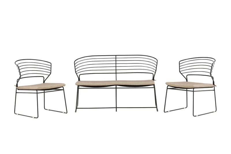 Milano Loungegruppe - Beige - Hagemøbler & utemiljø - Loungemøbler - Loungegrupper