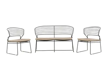 Milano Loungegruppe - Beige - Hagemøbler & utemiljø - Loungemøbler - Loungegrupper