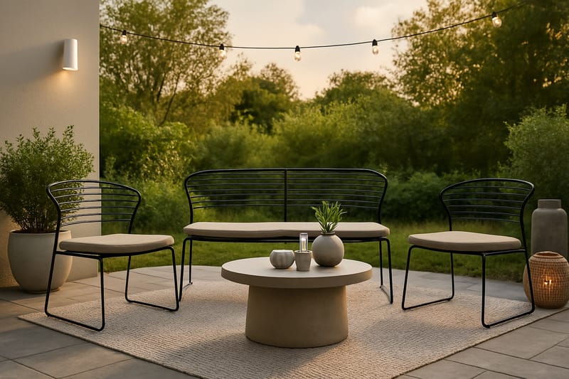 Milano Loungegruppe - Beige - Hagemøbler & utemiljø - Loungemøbler - Loungegrupper