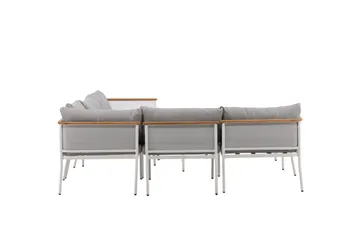 Nettan Loungegruppe - Grå/Brun - Hagemøbler & utemiljø - Loungemøbler - Loungegrupper