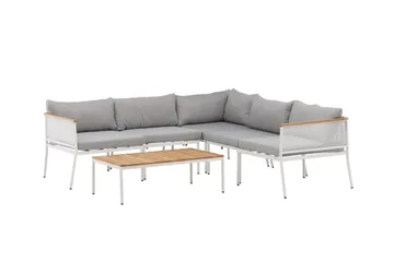 Nettan Loungegruppe - Grå/Brun - Hagemøbler & utemiljø - Loungemøbler - Loungegrupper