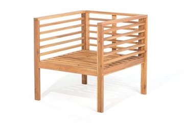 Pacific Loungegruppe 130 cm - Tre / Natur - Hagemøbler & utemiljø - Loungemøbler - Loungegrupper