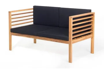 Pacific Loungegruppe 130 cm - Tre / Natur - Hagemøbler & utemiljø - Loungemøbler - Loungegrupper