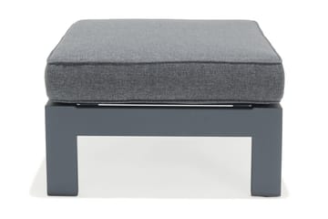 Palau Lenestol med Fotskammel - Grå - Hagemøbler & utemiljø - Loungemøbler - Loungestol utendørs