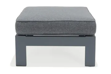 Palau Lenestol med Fotskammel - Grå - Hagemøbler & utemiljø - Loungemøbler - Loungestol utendørs