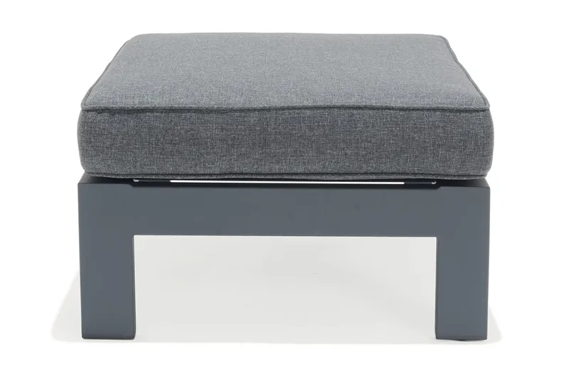 Palau Lenestol med Fotskammel - Grå - Hagemøbler & utemiljø - Loungemøbler - Loungestol utendørs