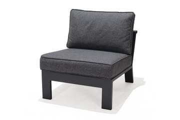 Palau Lenestol med Fotskammel - Grå - Hagemøbler & utemiljø - Loungemøbler - Loungestol utendørs