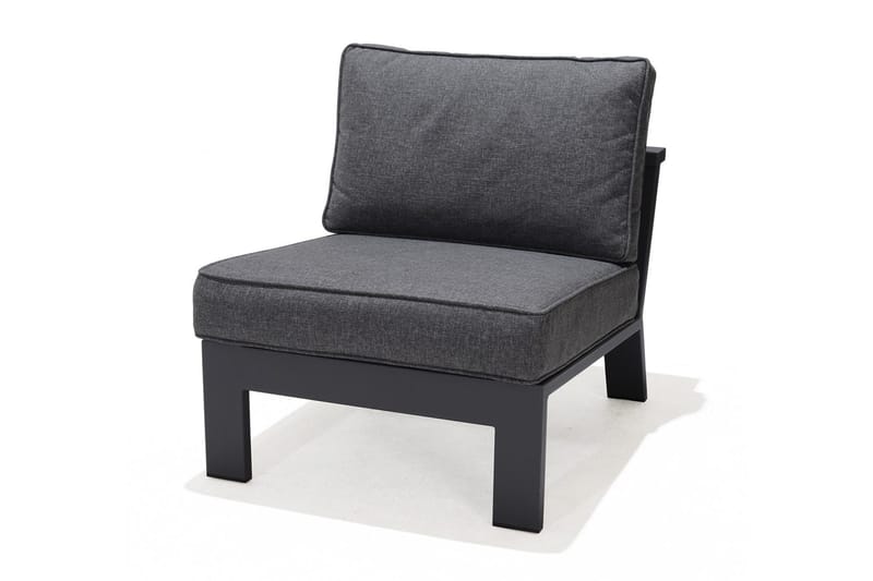 Palau Lenestol med Fotskammel - Grå - Hagemøbler & utemiljø - Loungemøbler - Loungestol utendørs