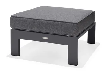 Palau Lenestol med Fotskammel - Grå - Hagemøbler & utemiljø - Loungemøbler - Loungestol utendørs