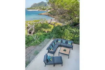 Palau Loungegruppe 5-seter - Tre/Grå - Hagemøbler & utemiljø - Loungemøbler - Loungegrupper