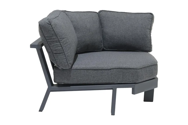 Palau Loungegruppe 5-seter - Tre/Grå - Hagemøbler & utemiljø - Loungemøbler - Loungegrupper