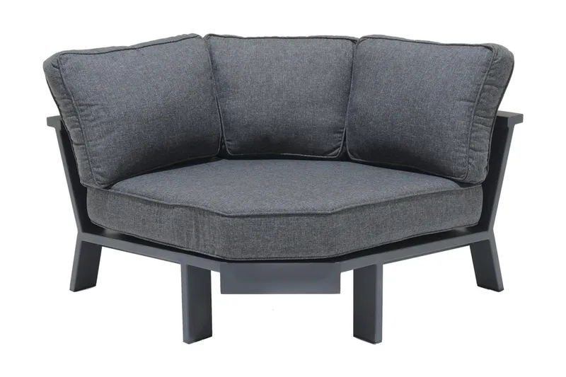 Palau Loungegruppe 5-seter - Tre/Grå - Hagemøbler & utemiljø - Loungemøbler - Loungegrupper