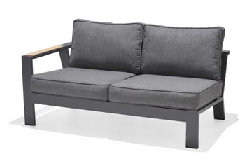 Palau Loungegruppe 6-seter - Tre/Grå - Hagemøbler & utemiljø - Loungemøbler - Loungegrupper