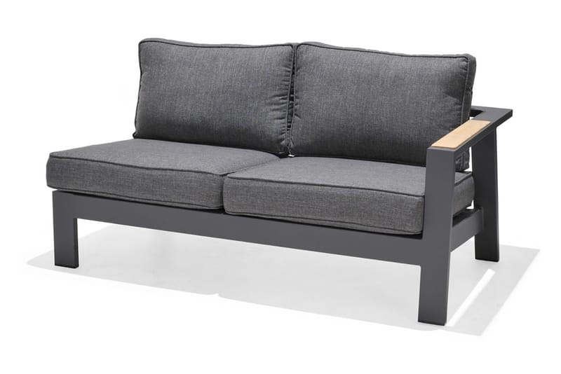 Palau Loungegruppe 6-seter - Tre/Grå - Hagemøbler & utemiljø - Loungemøbler - Loungegrupper