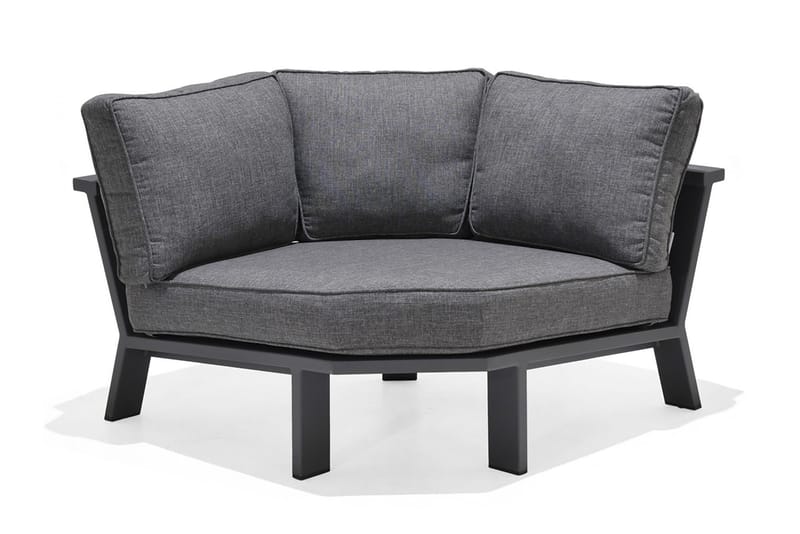 Palau Loungegruppe 8-seter - Tre/Grå - Hagemøbler & utemiljø - Loungemøbler - Loungegrupper