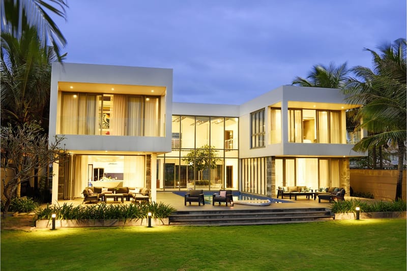 Palau Loungegruppe 8-seter - Tre/Grå - Hagemøbler & utemiljø - Loungemøbler - Loungegrupper