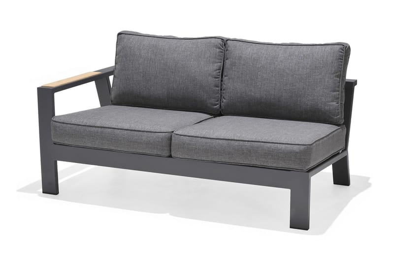 Palau Loungegruppe 8-seter - Tre/Grå - Hagemøbler & utemiljø - Loungemøbler - Loungegrupper