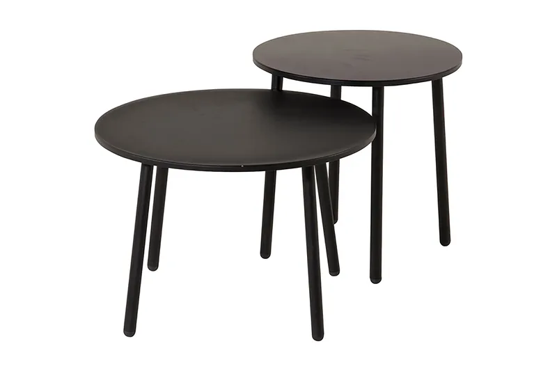 Paola loungegruppe utendørs med puter - Svart - Hagemøbler & utemiljø - Loungemøbler - Loungegrupper