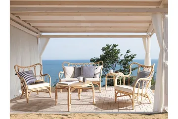 Pedagne Lounge gruppe 4-seter - Rotting / Beige - Hagemøbler & utemiljø - Loungemøbler - Loungegrupper