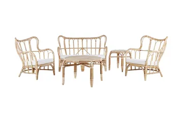 Pedagne Lounge gruppe 4-seter - Rotting / Beige - Hagemøbler & utemiljø - Loungemøbler - Loungegrupper