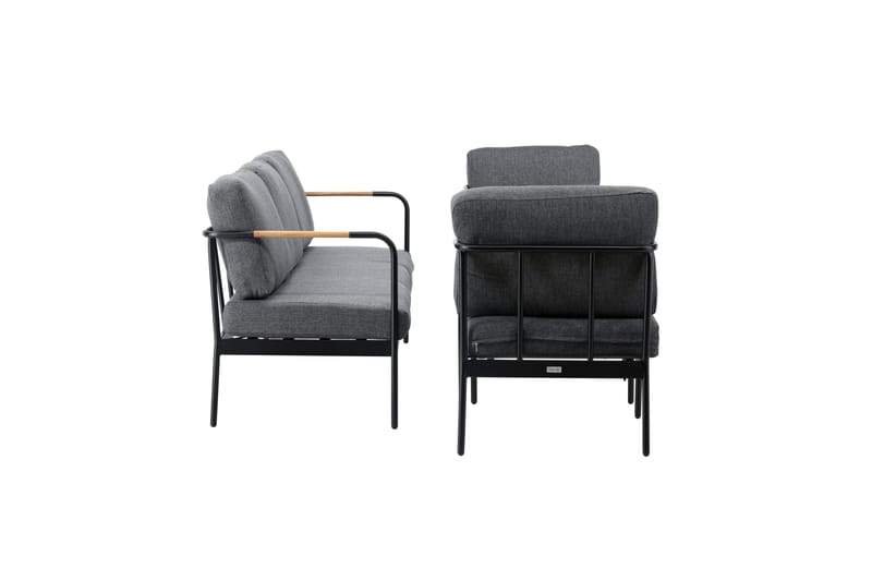 Pehnna Sofa Gruppe 5-seter - Svart - Hagemøbler & utemiljø - Loungemøbler - Loungegrupper