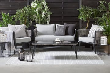 Preveza Loungegruppe 120 cm - Grå - Hagemøbler & utemiljø - Loungemøbler - Loungegrupper