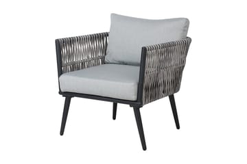 Preveza Loungegruppe 120 cm - Grå - Hagemøbler & utemiljø - Loungemøbler - Loungegrupper