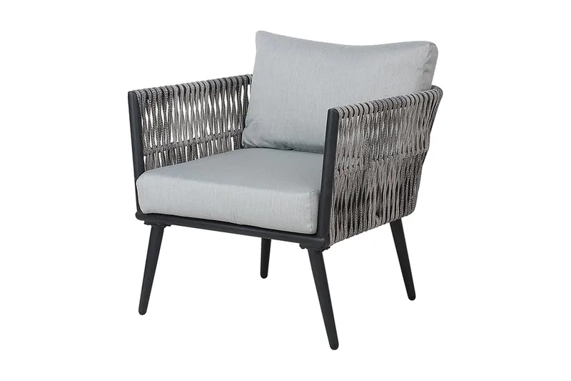 Preveza Loungegruppe 120 cm - Grå - Hagemøbler & utemiljø - Loungemøbler - Loungegrupper