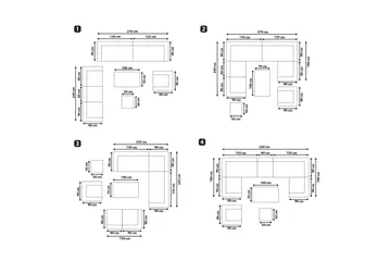 Reecer Loungegruppe - Grå - Hagemøbler & utemiljø - Loungemøbler - Loungegrupper