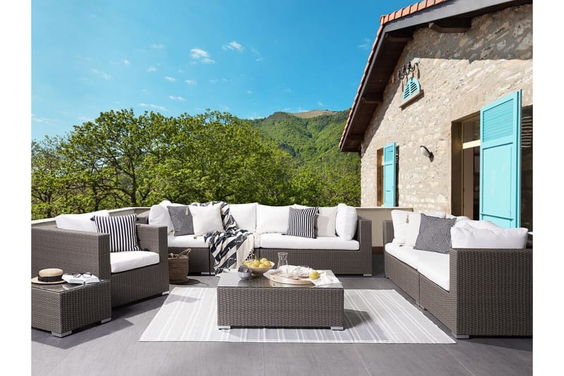 Reecer Loungegruppe - Grå - Hagemøbler & utemiljø - Loungemøbler - Loungegrupper