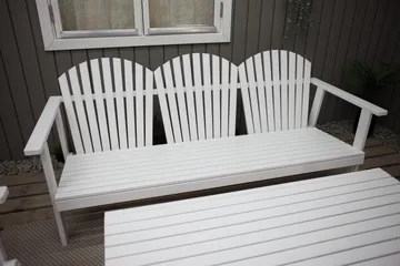 Rolston Loungesett - Hvit - Hagemøbler & utemiljø - Loungemøbler - Loungegrupper