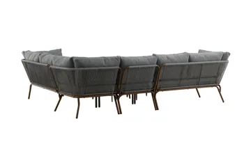 Roxo Hjørnesofa Brun - Venture Home - Hagemøbler & utemiljø - Loungemøbler - Loungegrupper