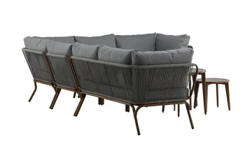 Roxo Hjørnesofa Brun - Venture Home - Hagemøbler & utemiljø - Loungemøbler - Loungegrupper