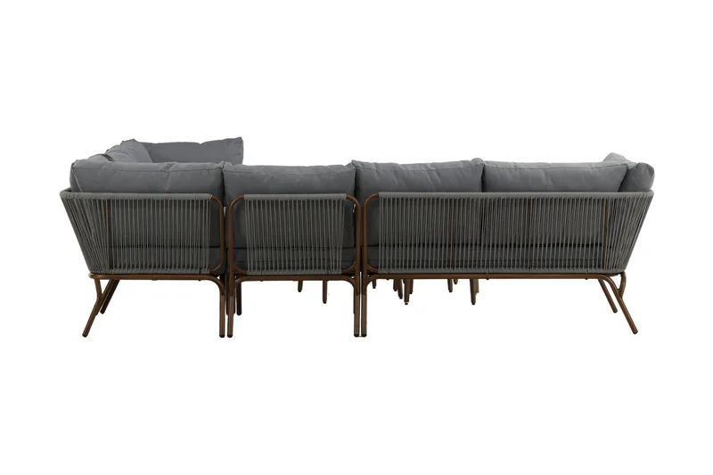 Roxo Hjørnesofa Brun - Venture Home - Hagemøbler & utemiljø - Loungemøbler - Loungegrupper