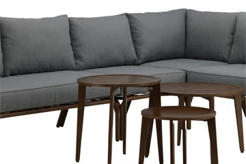 Roxo Hjørnesofa Brun - Venture Home - Hagemøbler & utemiljø - Loungemøbler - Loungegrupper