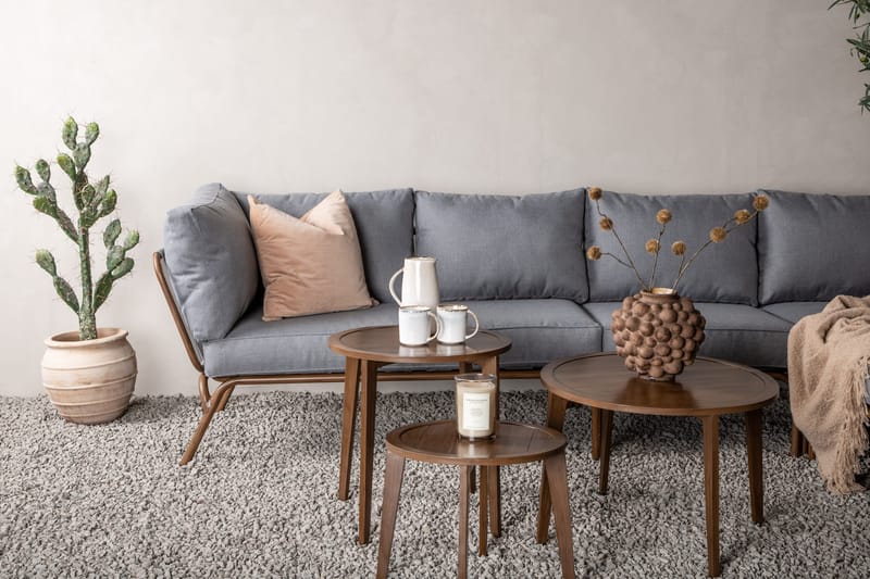 Roxo Hjørnesofa Brun - Venture Home - Hagemøbler & utemiljø - Loungemøbler - Loungegrupper