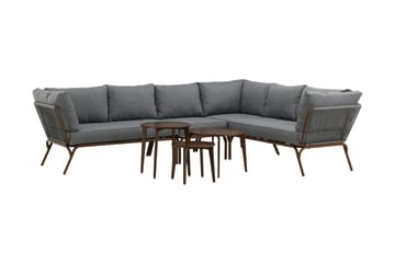 Roxo Hjørnesofa - Brun - Hagemøbler & utemiljø - Loungemøbler - Loungegrupper
