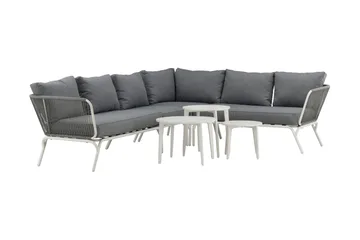 Roxo hjørnesofa hvit - Venture Home - Hagemøbler & utemiljø - Loungemøbler - Loungegrupper