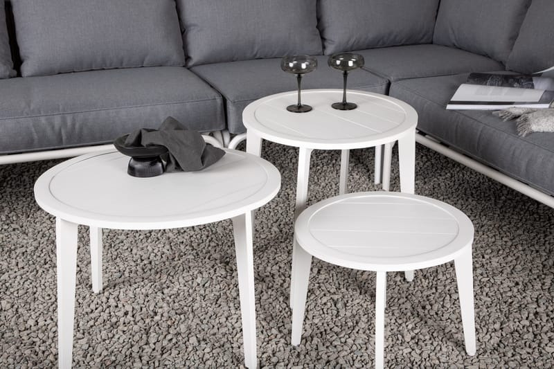 Roxo hjørnesofa hvit - Venture Home - Hagemøbler & utemiljø - Loungemøbler - Loungegrupper