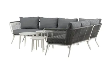Roxo hjørnesofa hvit - Venture Home - Hagemøbler & utemiljø - Loungemøbler - Loungegrupper