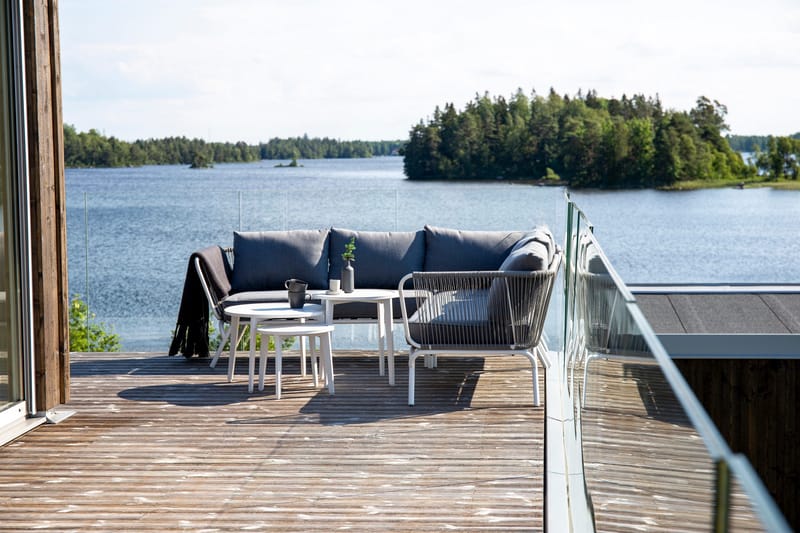 Roxo hjørnesofa hvit - Venture Home - Hagemøbler & utemiljø - Loungemøbler - Loungegrupper