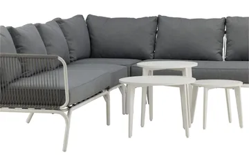 Roxo hjørnesofa hvit - Venture Home - Hagemøbler & utemiljø - Loungemøbler - Loungegrupper