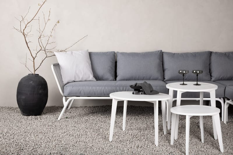 Roxo hjørnesofa hvit - Venture Home - Hagemøbler & utemiljø - Loungemøbler - Loungegrupper