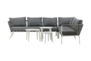 Roxo hjørnesofa hvit - Venture Home - Hagemøbler & utemiljø - Loungemøbler - Loungegrupper